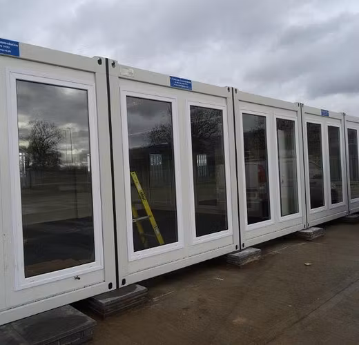 Full length Double Glazed Windows for Modular Buildings