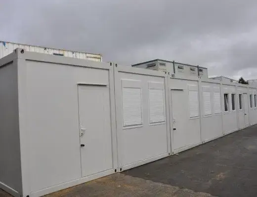 Portable eight bay open plan modular building thumbnail 3