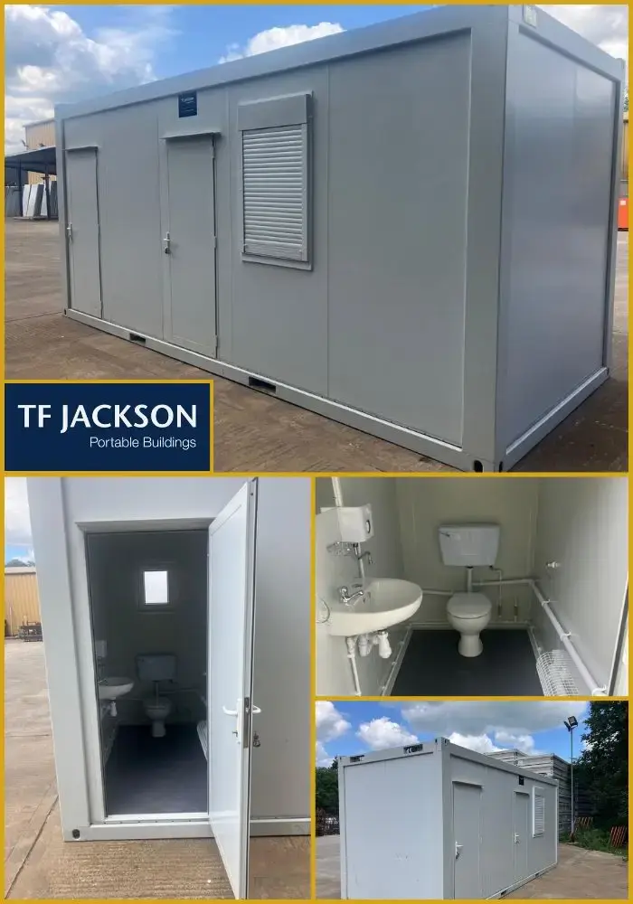 20′ x 8′ OFFICE BUILDING WITH KITCHEN AND TOILET